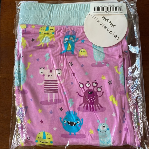 Little Sleepies Purple Moster Mayhem Women’s Pajama Pants - NWT - Picture 5 of 5